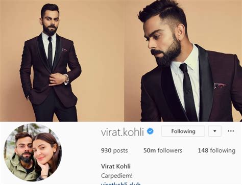 virat kohli instagram account